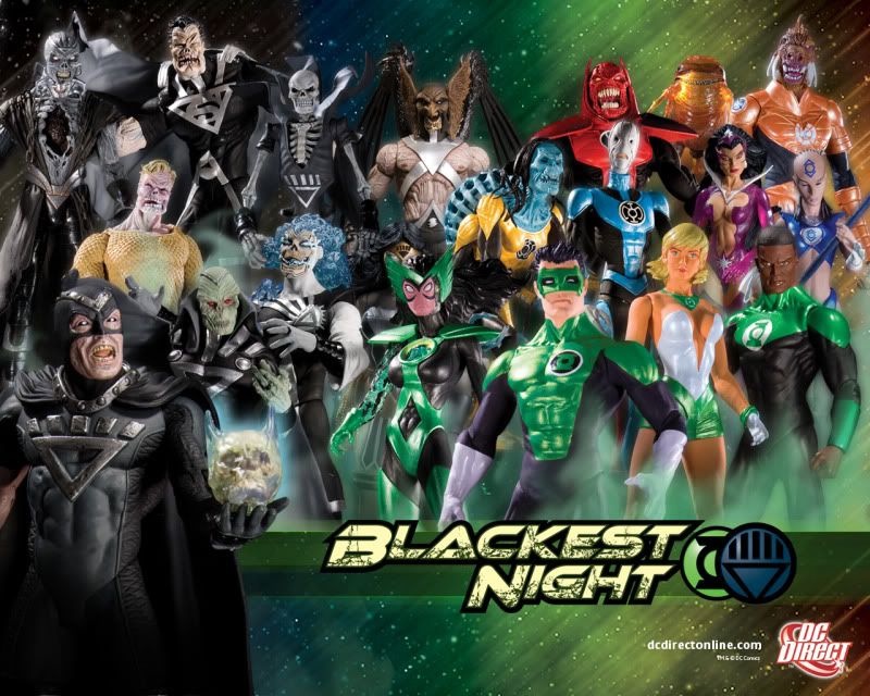 blackest night action figures list